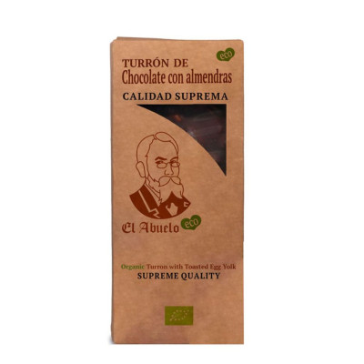 TORRÓ DE XOCOLATA I AMETLLES ECO El Abuelo 200g