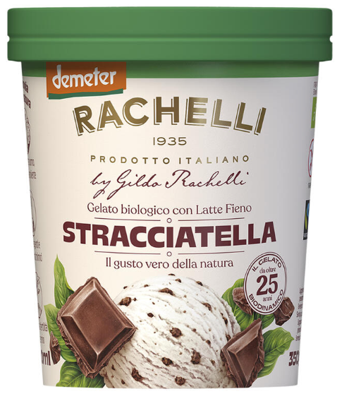 HELADO DE STRACCIATELLA ECO Rachelli 500 ml