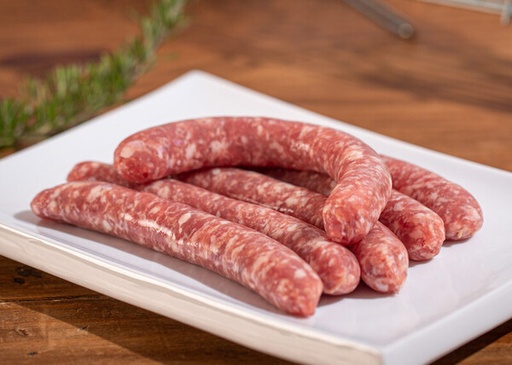 SALCHICHA SIN PIMIENTA ECO dpagès (paquete de aprox. 380-400 g - 4 o 5 ud. - precio por paquete)