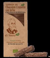 TURRÓN DE CHOCOLATE CRUJIENTE ECO El Abuelo 200g